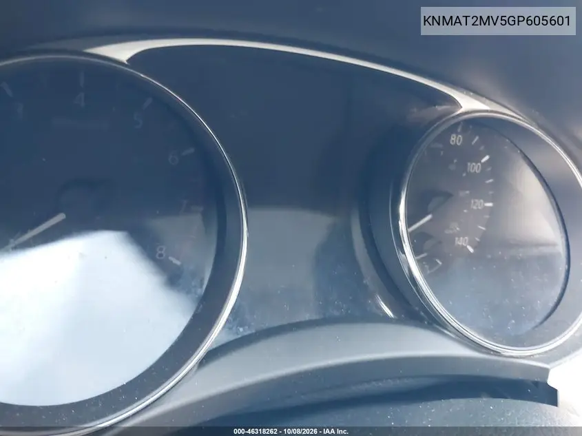 2016 NISSAN ROGUE VIN KNMAT2MV5GP605601 — фото 7