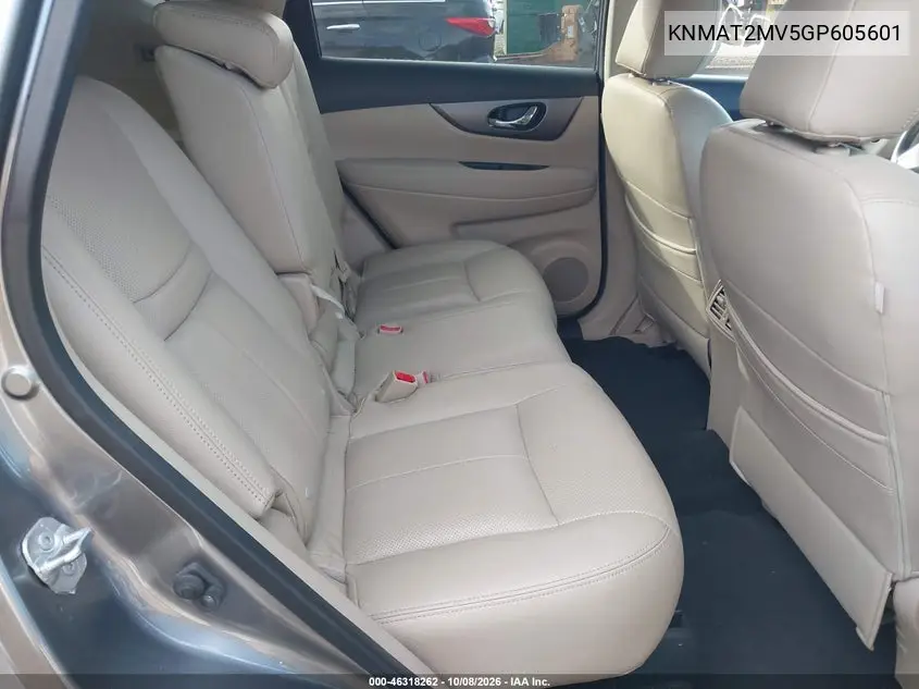 2016 NISSAN ROGUE VIN KNMAT2MV5GP605601 — фото 8