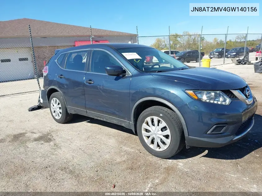 NISSAN ROGUE 2016, VIN JN8AT2MV4GW140156