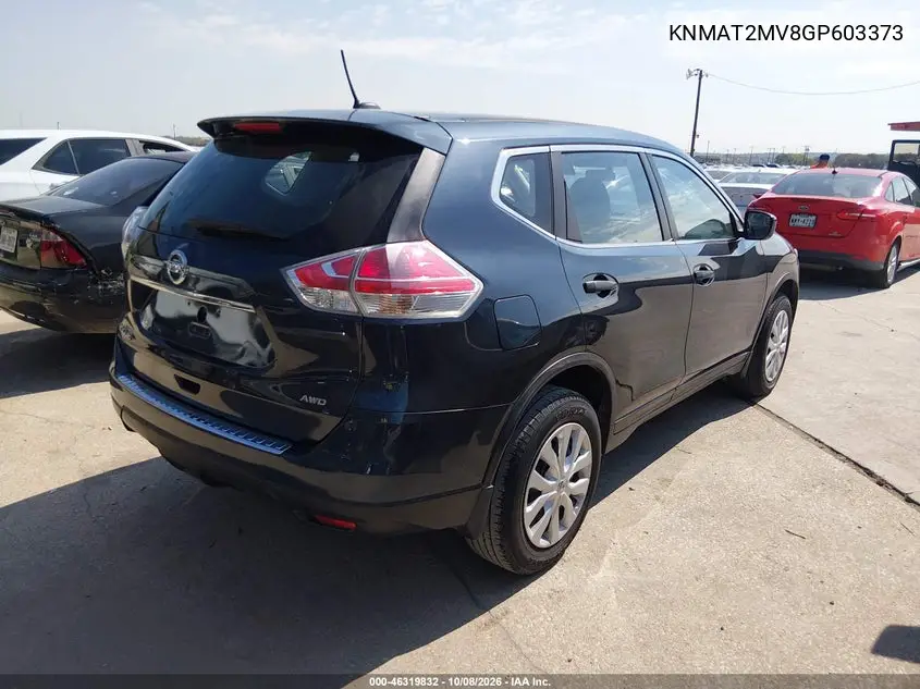 2016 NISSAN ROGUE VIN KNMAT2MV8GP603373 — фото 4