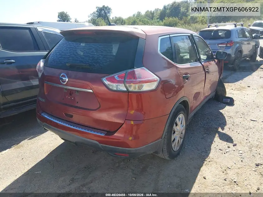 2016 NISSAN ROGUE VIN KNMAT2MTXGP606922 — фото 4