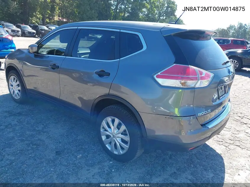 2016 NISSAN ROGUE VIN JN8AT2MT0GW014875 — фото 3