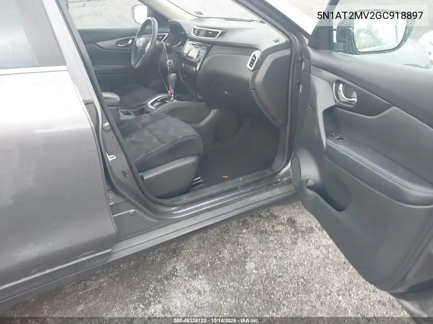 2016 NISSAN ROGUE VIN 5N1AT2MV2GC918897 — фото 5