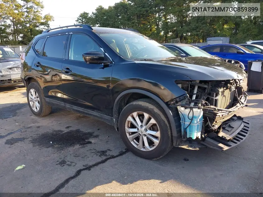 NISSAN ROGUE 2016, VIN 5N1AT2MM7GC859899