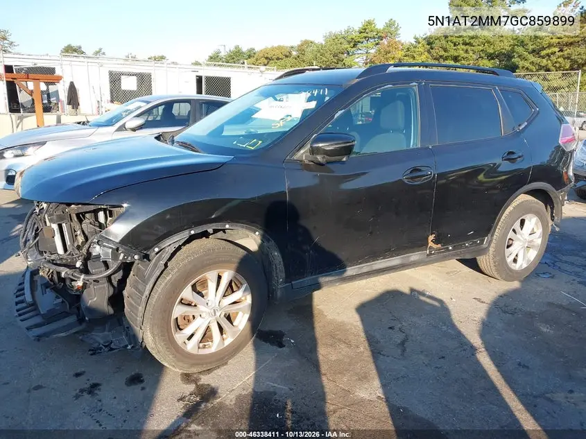 2016 NISSAN ROGUE VIN 5N1AT2MM7GC859899 — фото 2