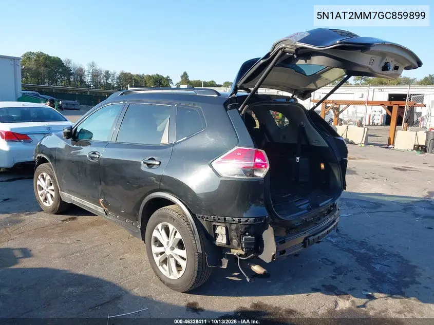2016 NISSAN ROGUE VIN 5N1AT2MM7GC859899 — фото 3