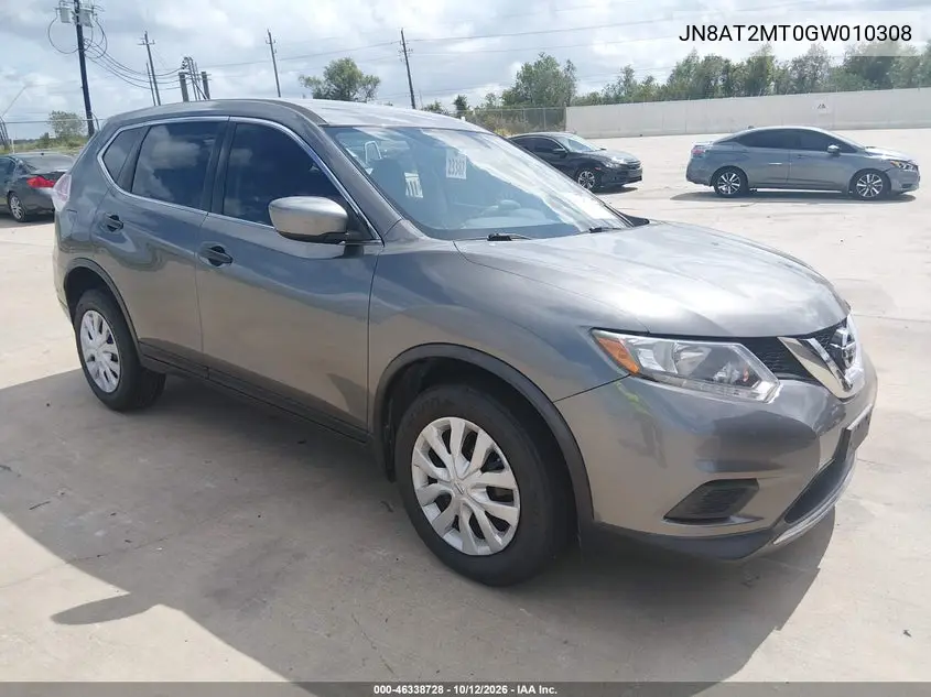 NISSAN ROGUE 2016, VIN JN8AT2MT0GW010308