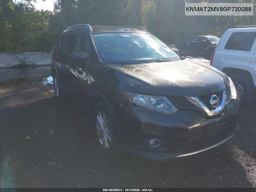 NISSAN ROGUE 2016, VIN KNMAT2MV8GP730088