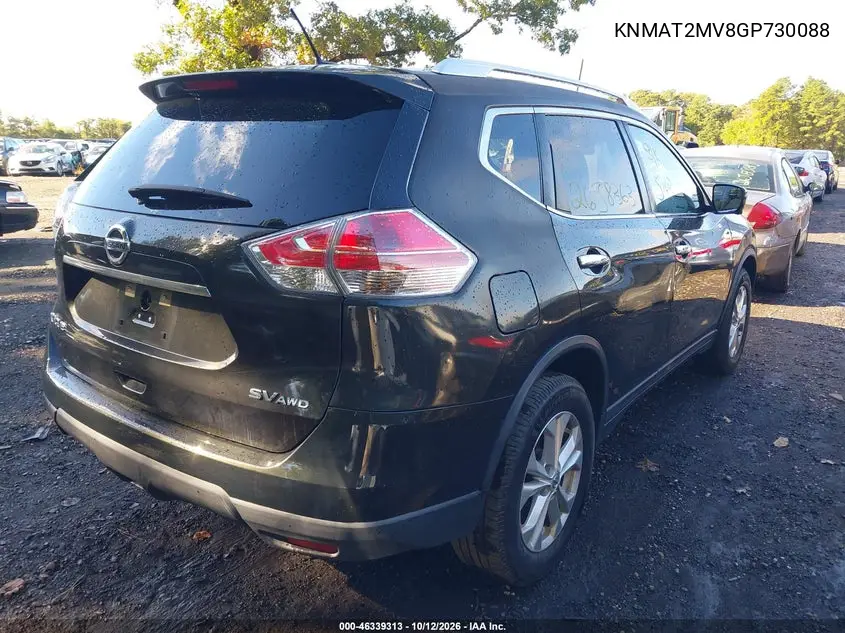 2016 NISSAN ROGUE VIN KNMAT2MV8GP730088 — фото 4