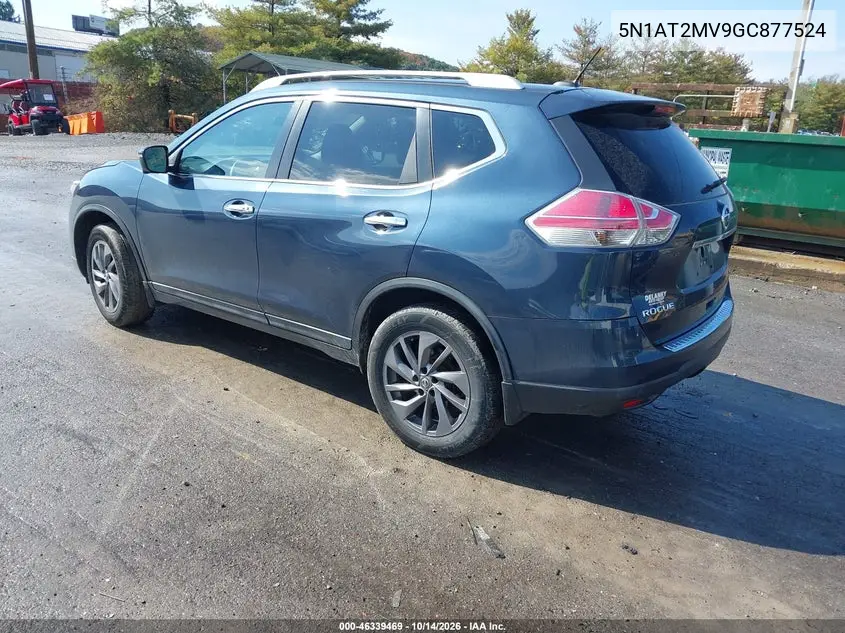 2016 NISSAN ROGUE VIN 5N1AT2MV9GC877524 — фото 3