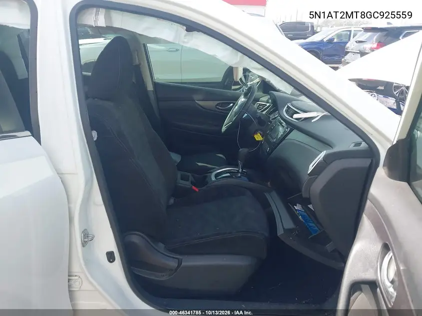 2016 NISSAN ROGUE VIN 5N1AT2MT8GC925559 — фото 5
