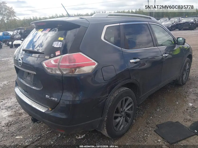 2016 NISSAN ROGUE VIN 5N1AT2MV6GC835778 — фото 4