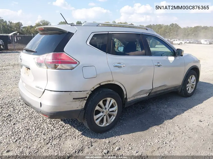 2016 NISSAN ROGUE VIN 5N1AT2MM0GC876365 — фото 4