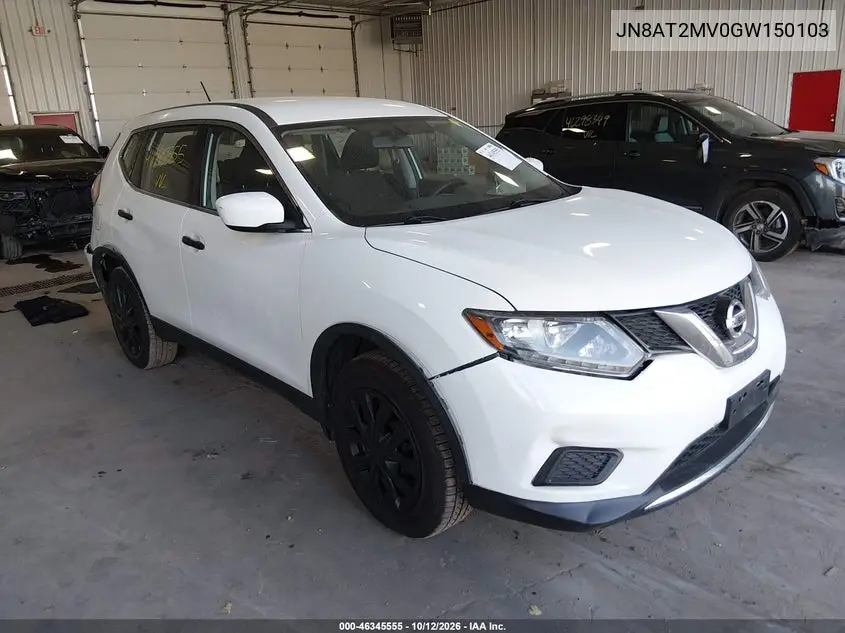 NISSAN ROGUE 2016, VIN JN8AT2MV0GW150103