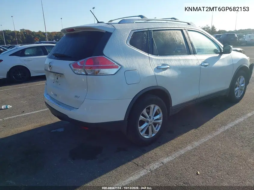 2016 NISSAN ROGUE VIN KNMAT2MT6GP682153 — фото 4