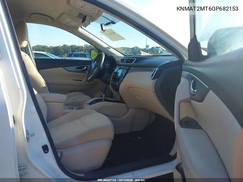2016 NISSAN ROGUE VIN KNMAT2MT6GP682153 — фото 5
