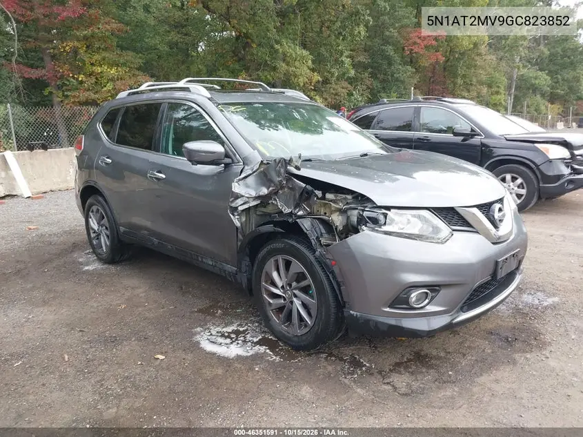 NISSAN ROGUE 2016, VIN 5N1AT2MV9GC823852
