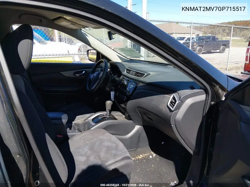 2016 NISSAN ROGUE VIN KNMAT2MV7GP715517 — фото 5
