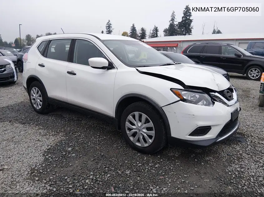 NISSAN ROGUE 2016, VIN KNMAT2MT6GP705060