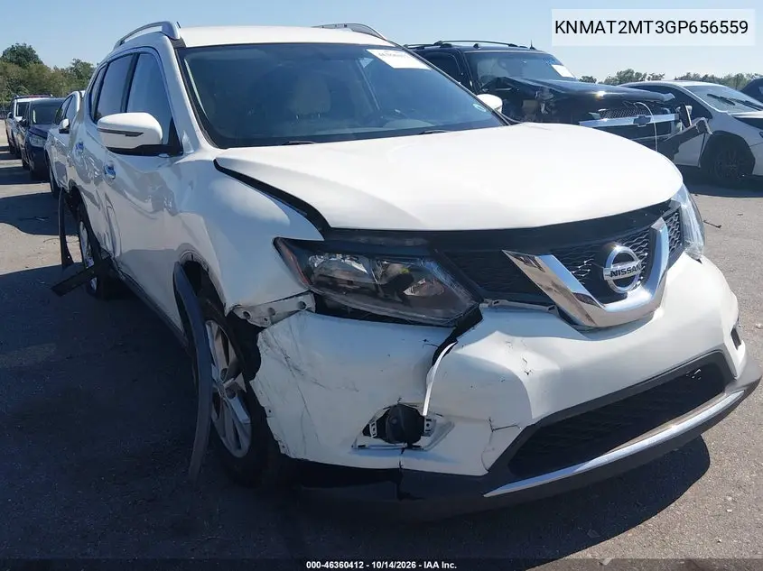 NISSAN ROGUE 2016, VIN KNMAT2MT3GP656559
