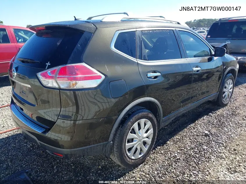 2016 NISSAN ROGUE VIN JN8AT2MT7GW000147 — фото 4