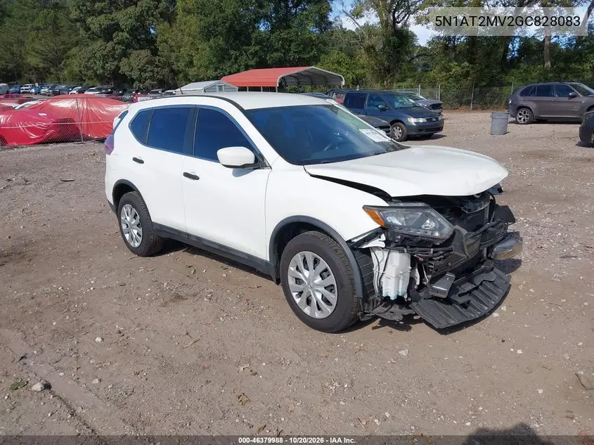 NISSAN ROGUE 2016, VIN 5N1AT2MV2GC828083