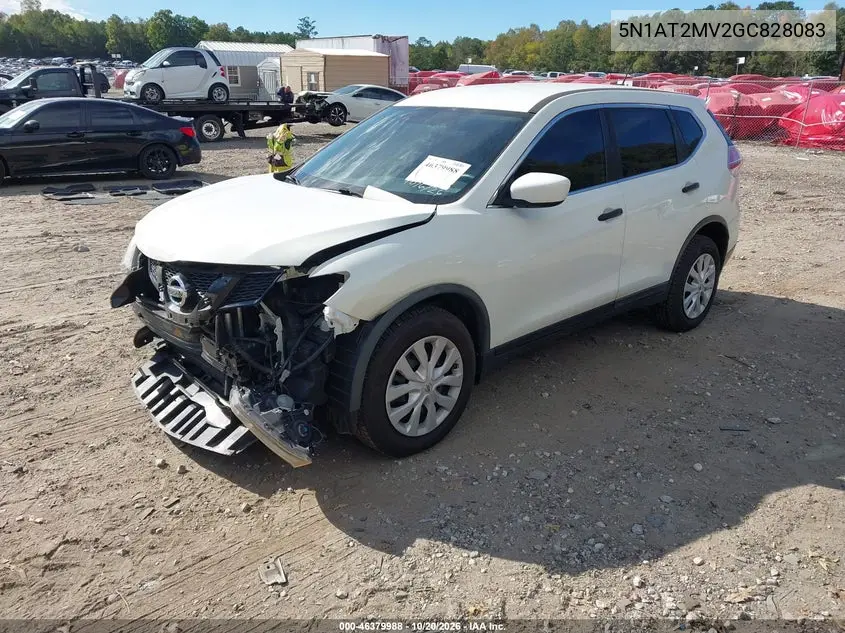 2016 NISSAN ROGUE VIN 5N1AT2MV2GC828083 — фото 2