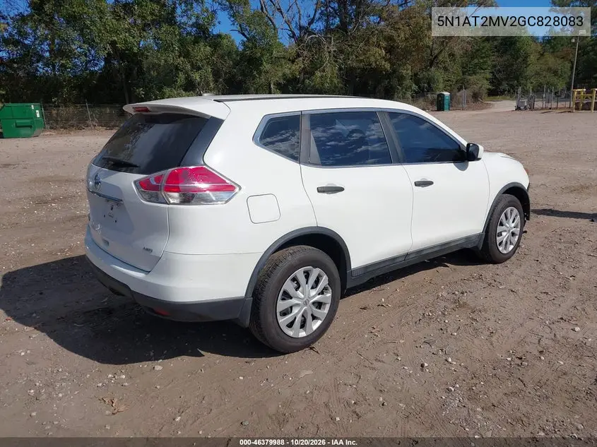 2016 NISSAN ROGUE VIN 5N1AT2MV2GC828083 — фото 4