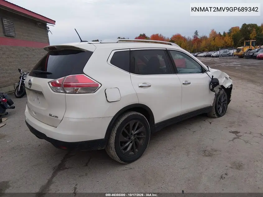2016 NISSAN ROGUE VIN KNMAT2MV9GP689342 — фото 4