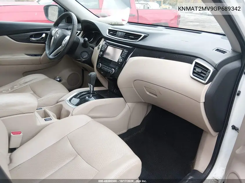 2016 NISSAN ROGUE VIN KNMAT2MV9GP689342 — фото 5