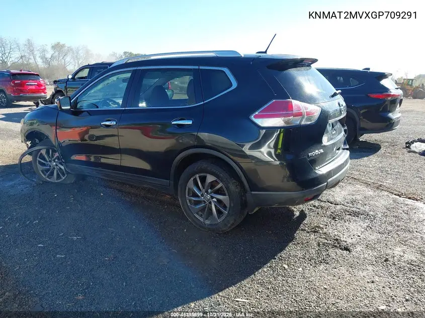 2016 NISSAN ROGUE VIN KNMAT2MVXGP709291 — фото 3