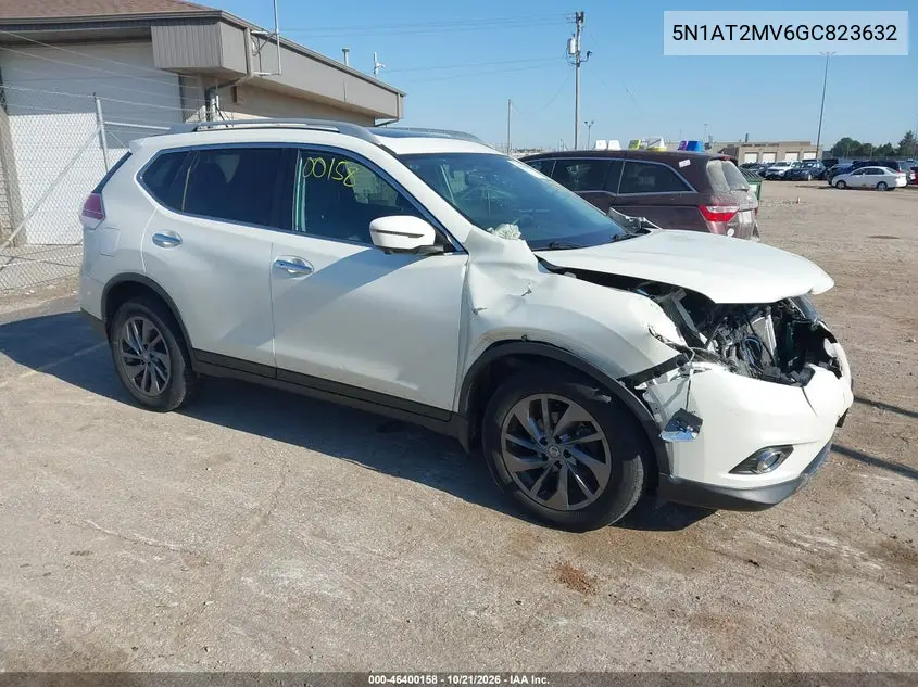 NISSAN ROGUE 2016, VIN 5N1AT2MV6GC823632