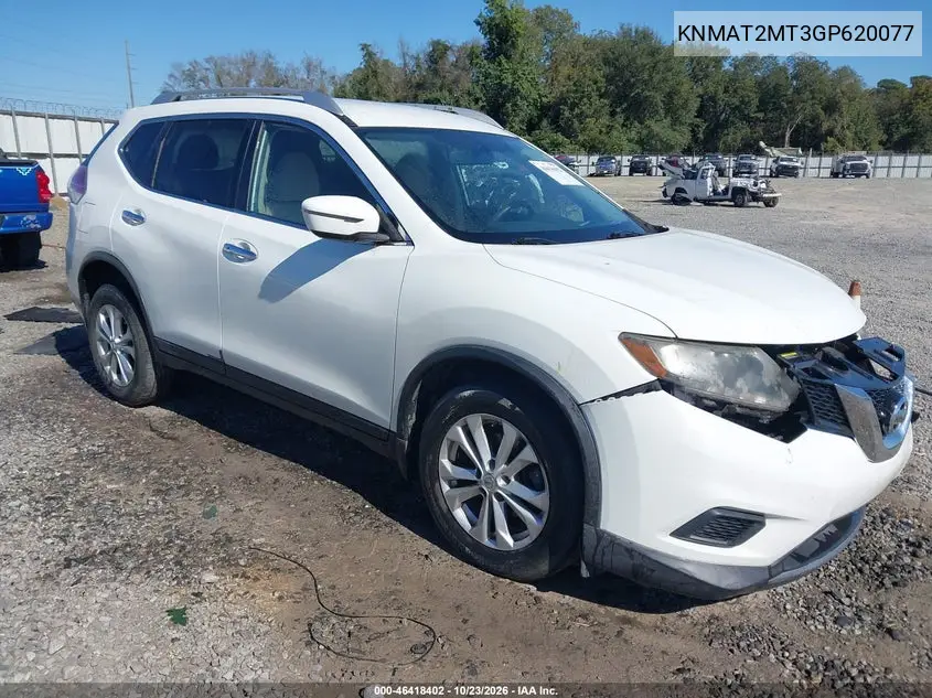 NISSAN ROGUE 2016, VIN KNMAT2MT3GP620077