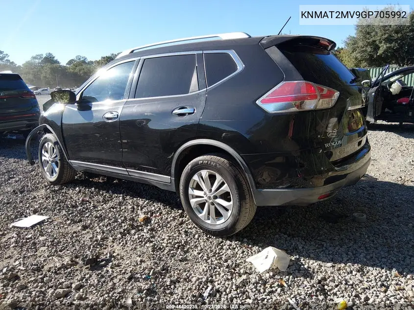 2016 NISSAN ROGUE VIN KNMAT2MV9GP705992 — фото 3