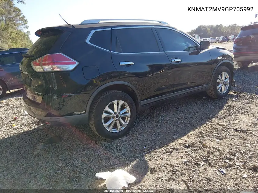 2016 NISSAN ROGUE VIN KNMAT2MV9GP705992 — фото 4