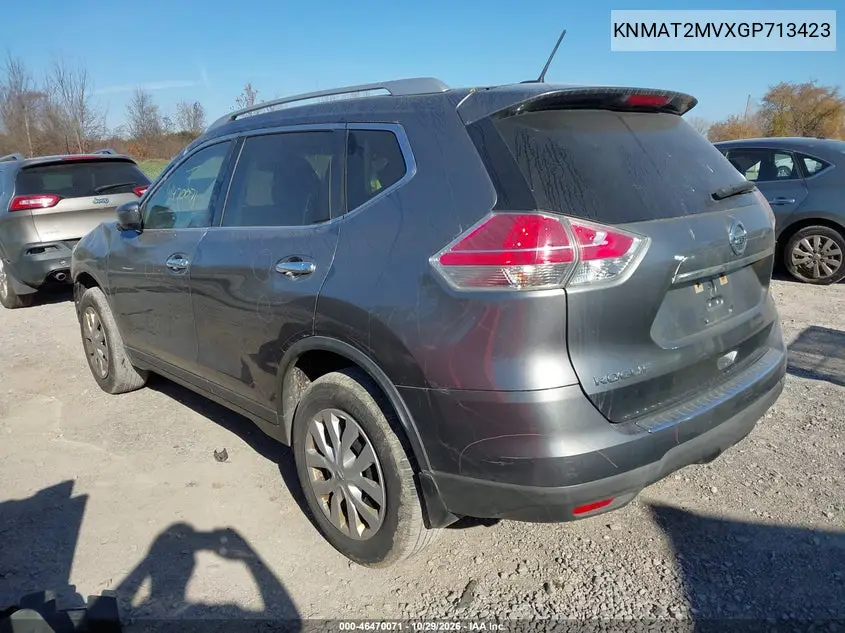 2016 NISSAN ROGUE VIN KNMAT2MVXGP713423 — фото 3