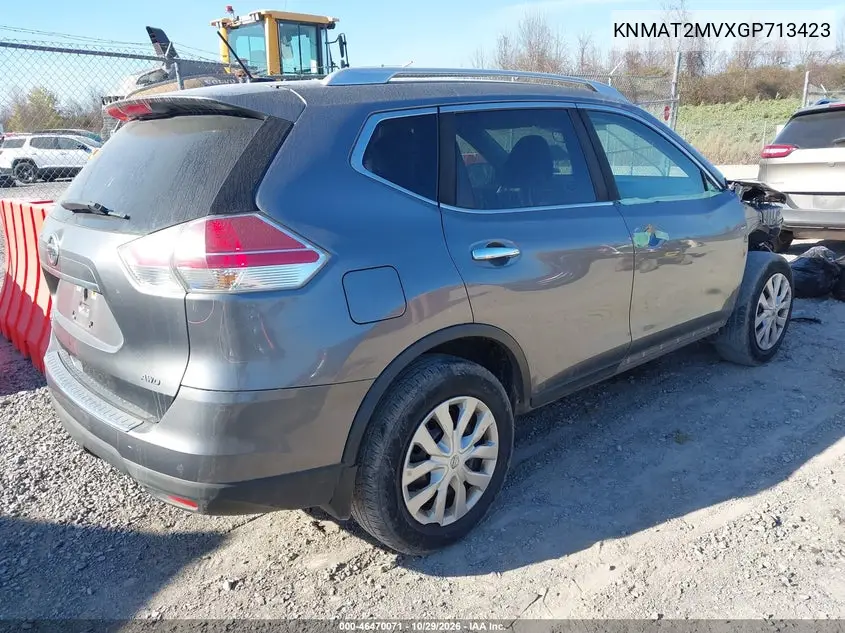 2016 NISSAN ROGUE VIN KNMAT2MVXGP713423 — фото 4
