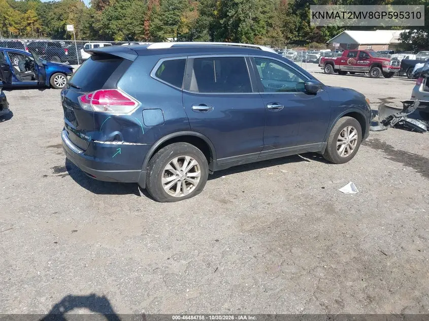 NISSAN ROGUE 2016, VIN KNMAT2MV8GP595310