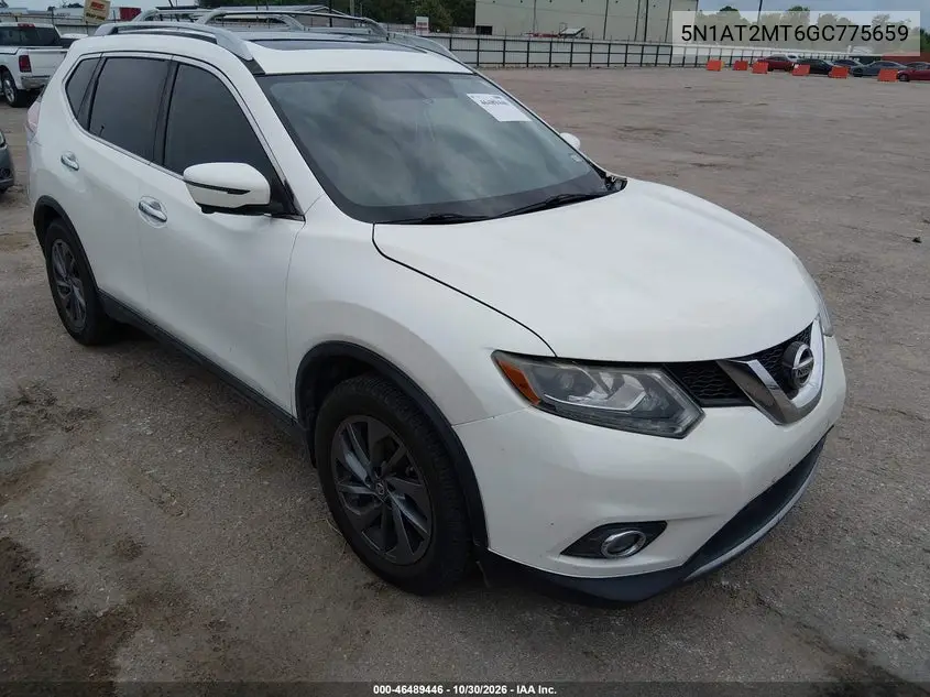 NISSAN ROGUE 2016, VIN 5N1AT2MT6GC775659
