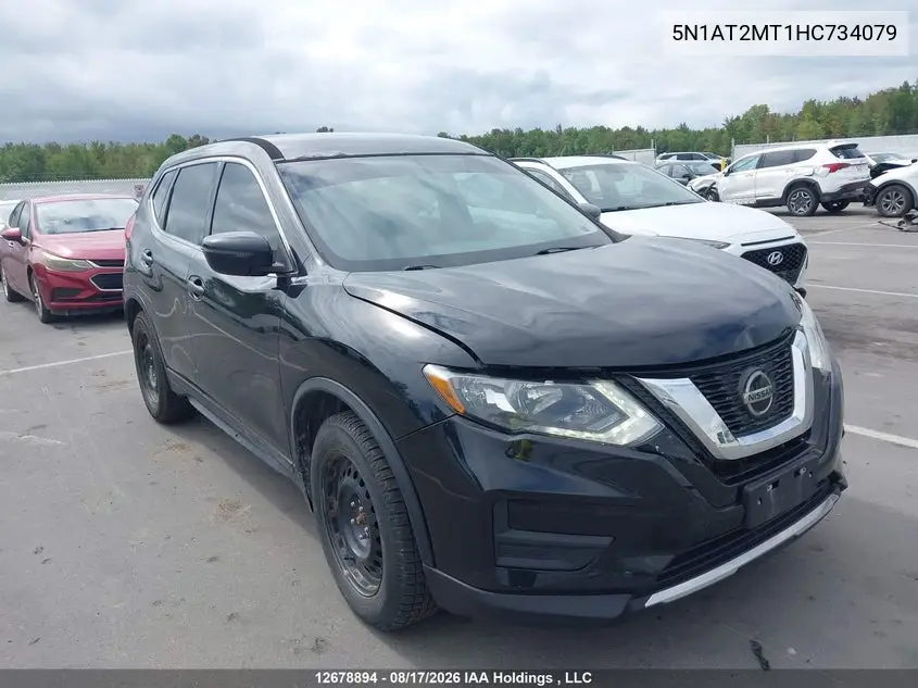 NISSAN ROGUE 2017, VIN 5N1AT2MT1HC734079