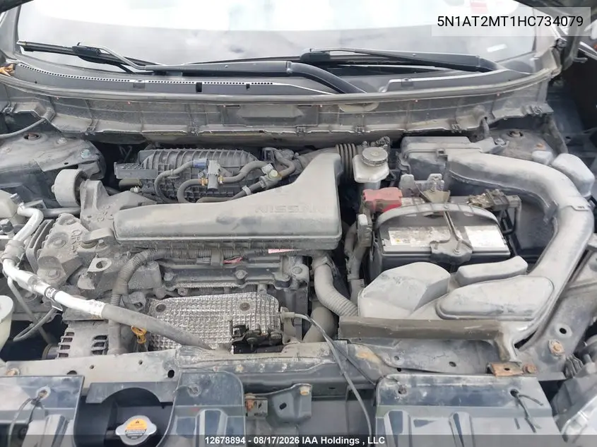 2017 NISSAN ROGUE VIN 5N1AT2MT1HC734079 — фото 10
