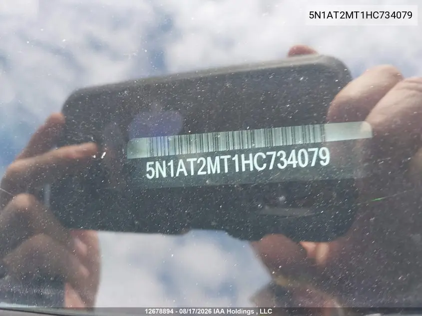 2017 NISSAN ROGUE VIN 5N1AT2MT1HC734079 — фото 17