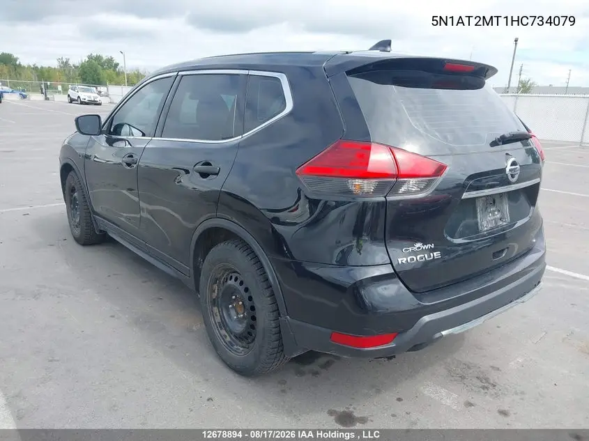 2017 NISSAN ROGUE VIN 5N1AT2MT1HC734079 — фото 3