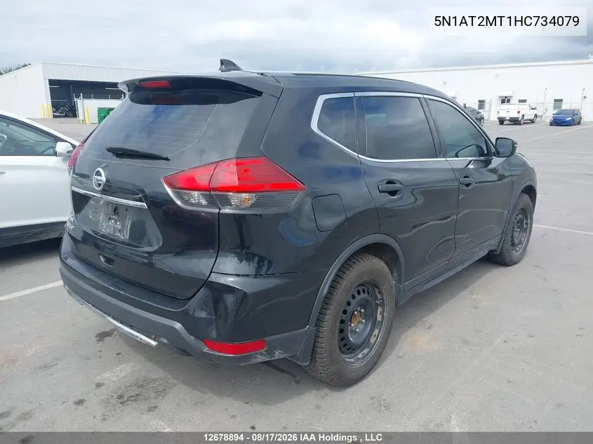 2017 NISSAN ROGUE VIN 5N1AT2MT1HC734079 — фото 4