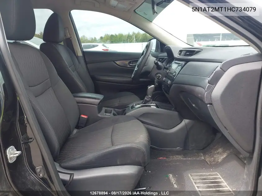 2017 NISSAN ROGUE VIN 5N1AT2MT1HC734079 — фото 5