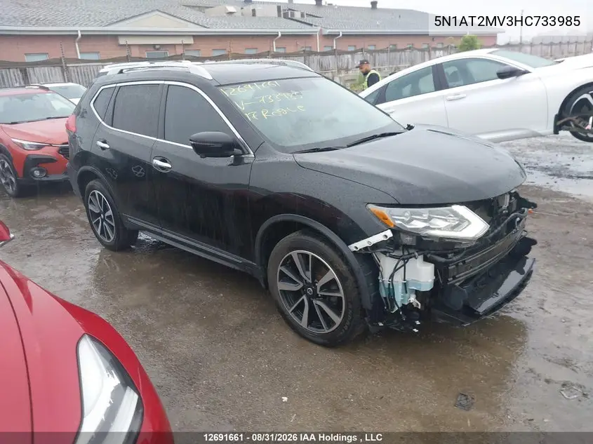 NISSAN ROGUE 2017, VIN 5N1AT2MV3HC733985