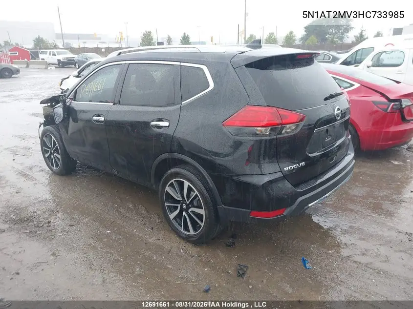 2017 NISSAN ROGUE VIN 5N1AT2MV3HC733985 — фото 3
