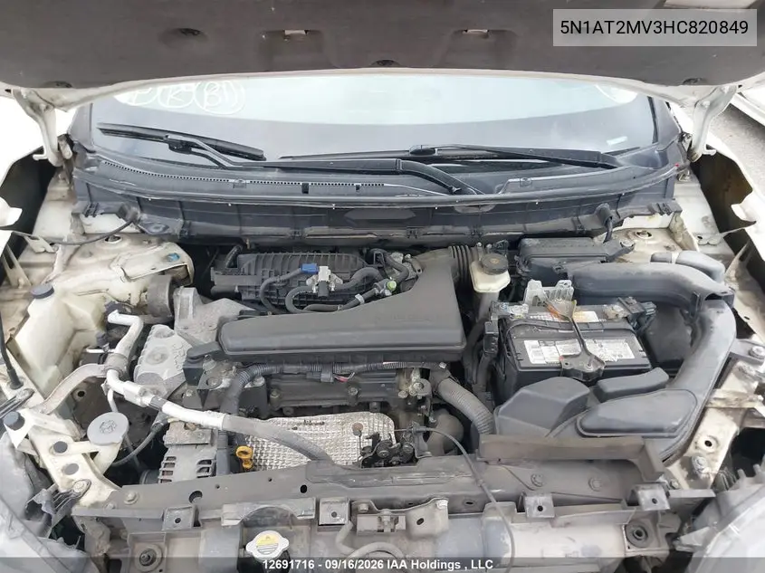 2017 NISSAN ROGUE VIN 5N1AT2MV3HC820849 — фото 10