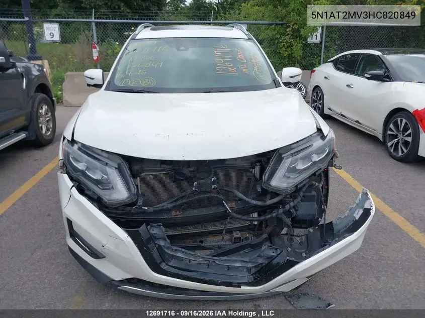 2017 NISSAN ROGUE VIN 5N1AT2MV3HC820849 — фото 12