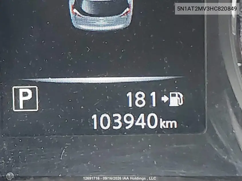 2017 NISSAN ROGUE VIN 5N1AT2MV3HC820849 — фото 15